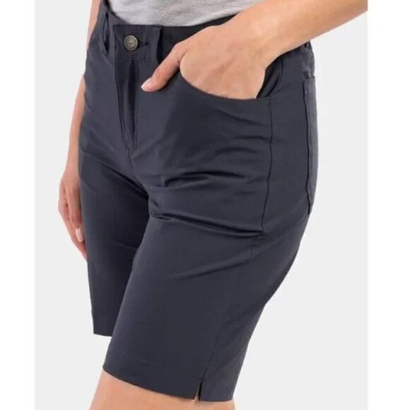 Patagonia Skyline Traveler Shorts Black Nylon Hiking Outdoor Travel Size 14 - Picture 1 of 12
